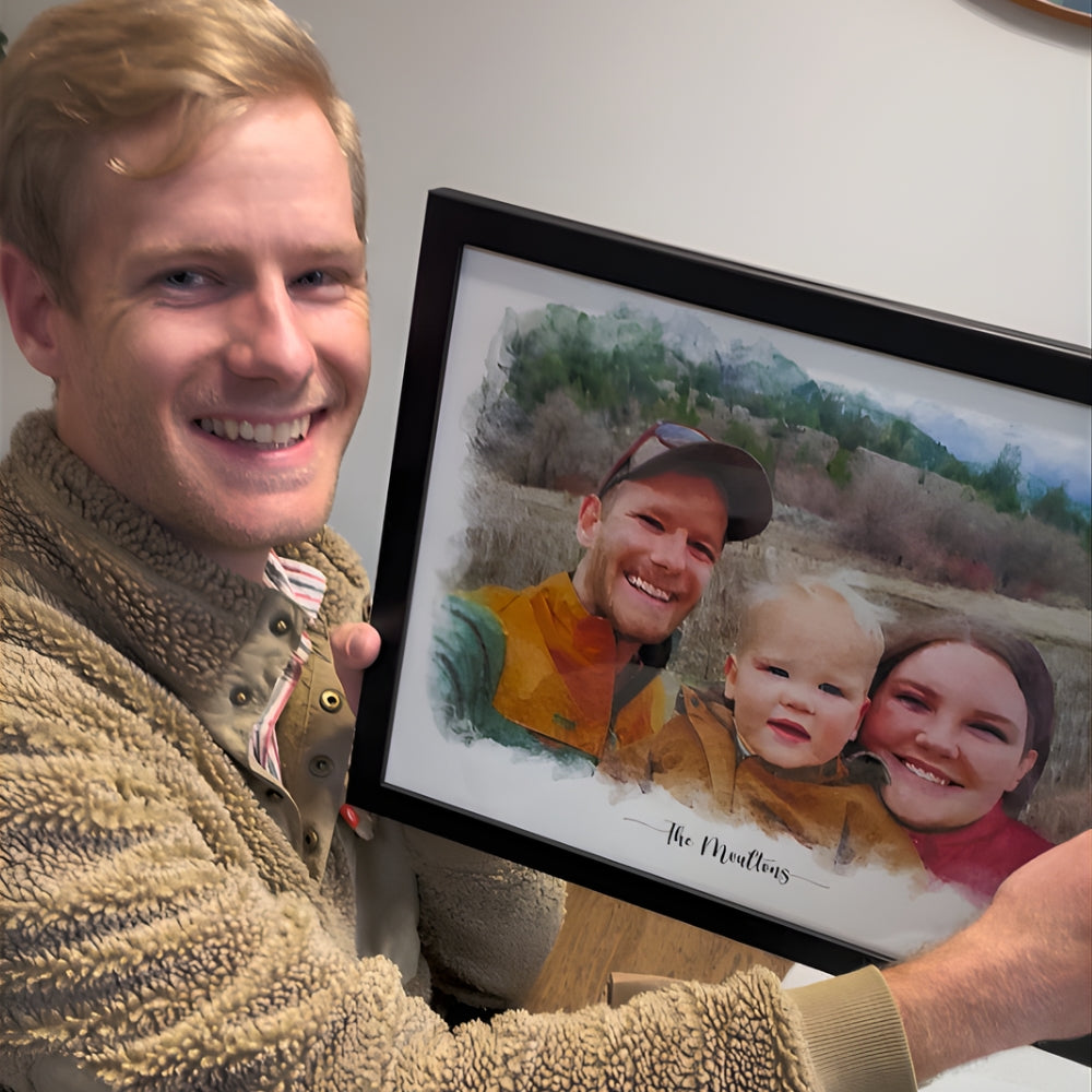 Tess Turns Family Memories into a Heartfelt Portrait Gift