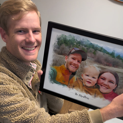Tess Turns Family Memories into a Heartfelt Portrait Gift