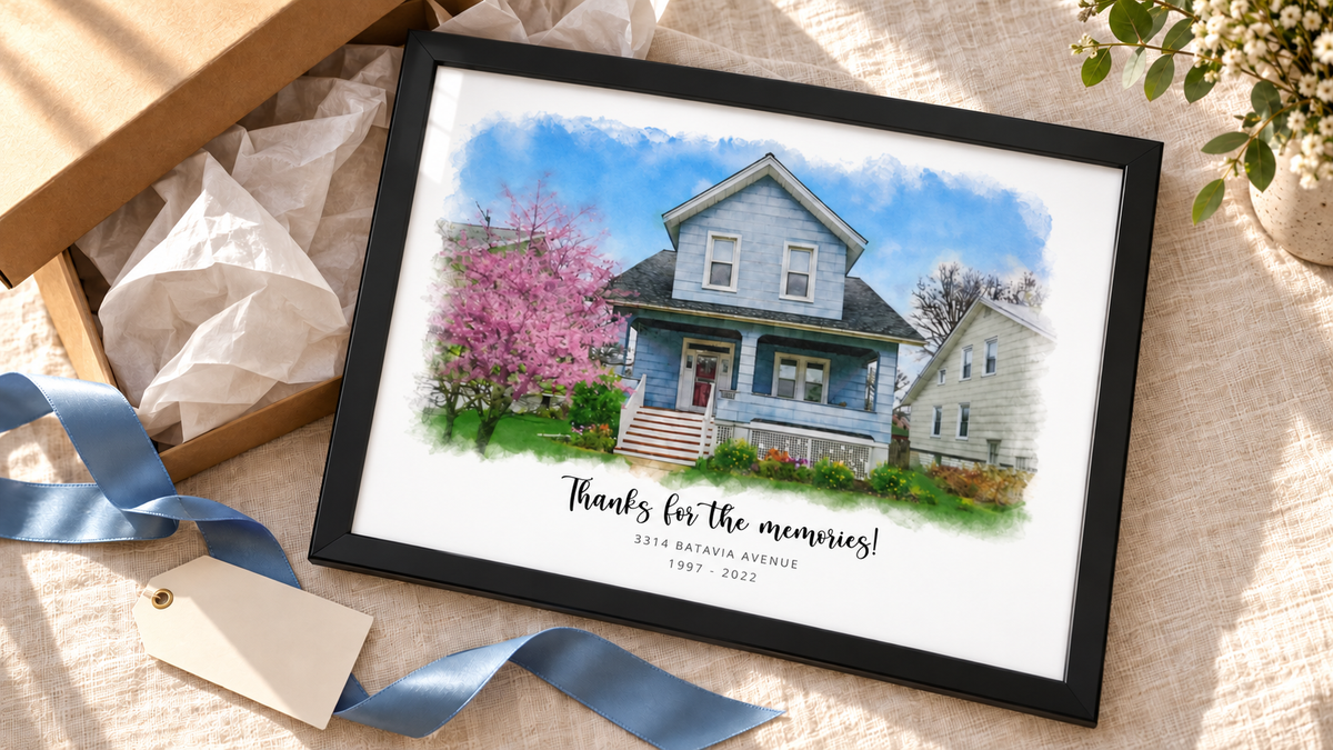 Custom house portrait